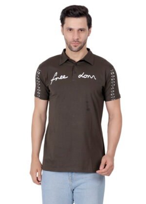 Freedom Polo T-Shirt Men's - Green, Yellow, Wine, Mahendi